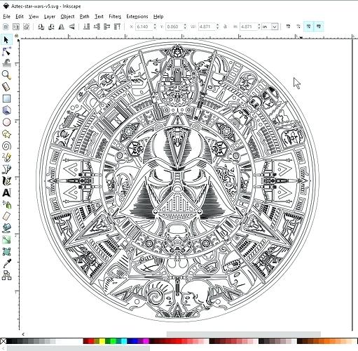 Aztec Calendar Vector File At Vectorified Collection Of Aztec