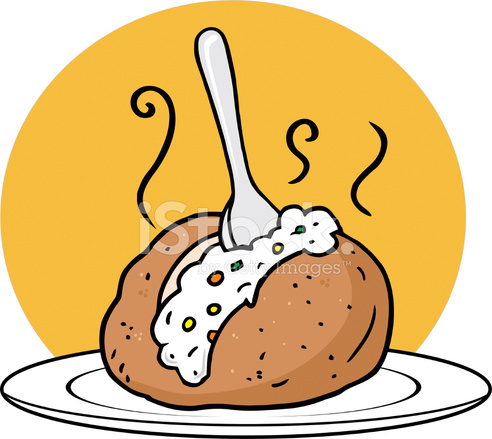 Baked Potato Vector At Vectorified Collection Of Baked Potato