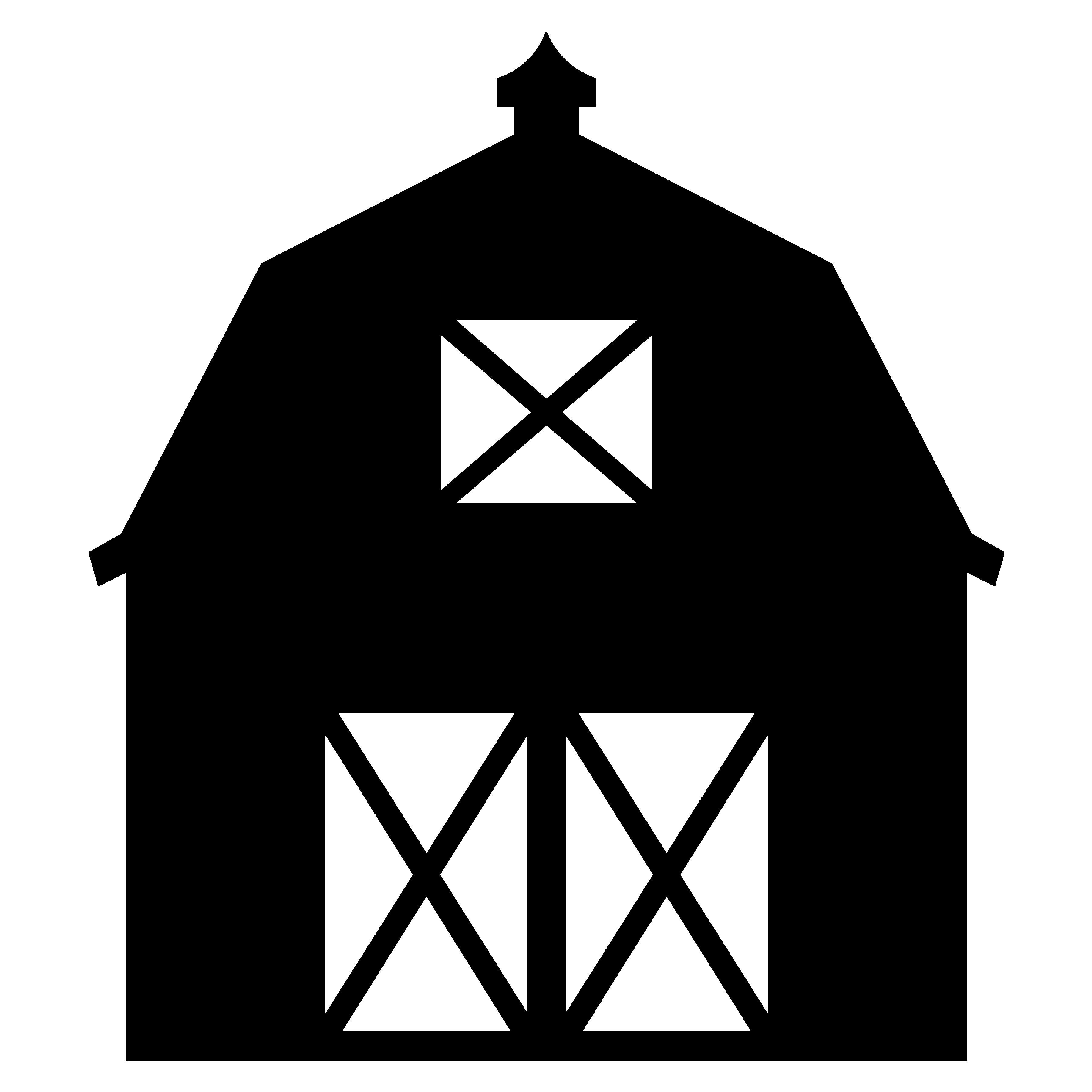 Barn Vector Silhouette At Vectorified Collection Of Barn Vector