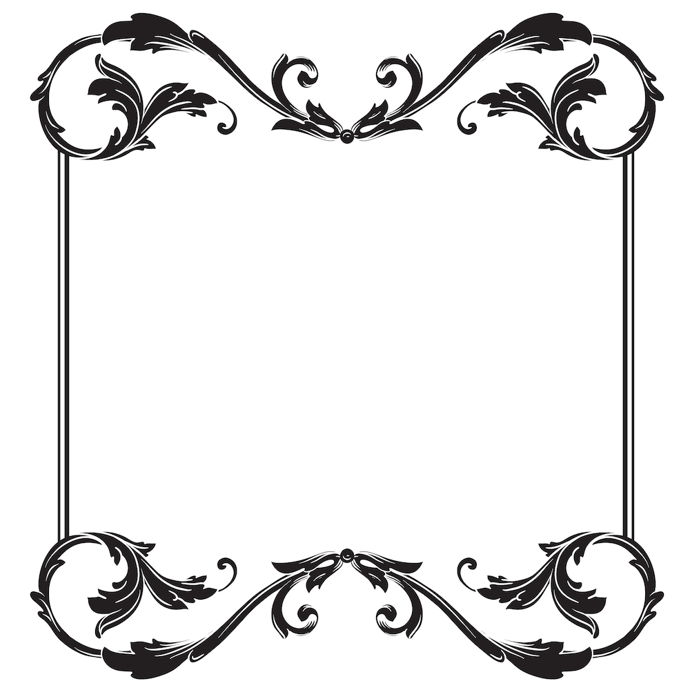 Baroque Border Vector At Vectorified Collection Of Baroque Border