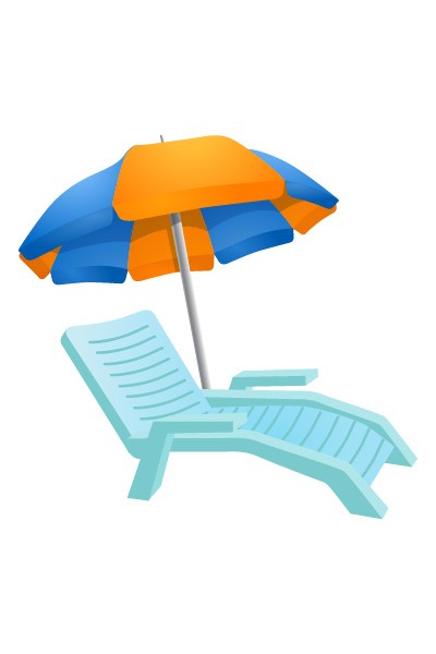 Beach Chair Vector At Vectorified Collection Of Beach Chair