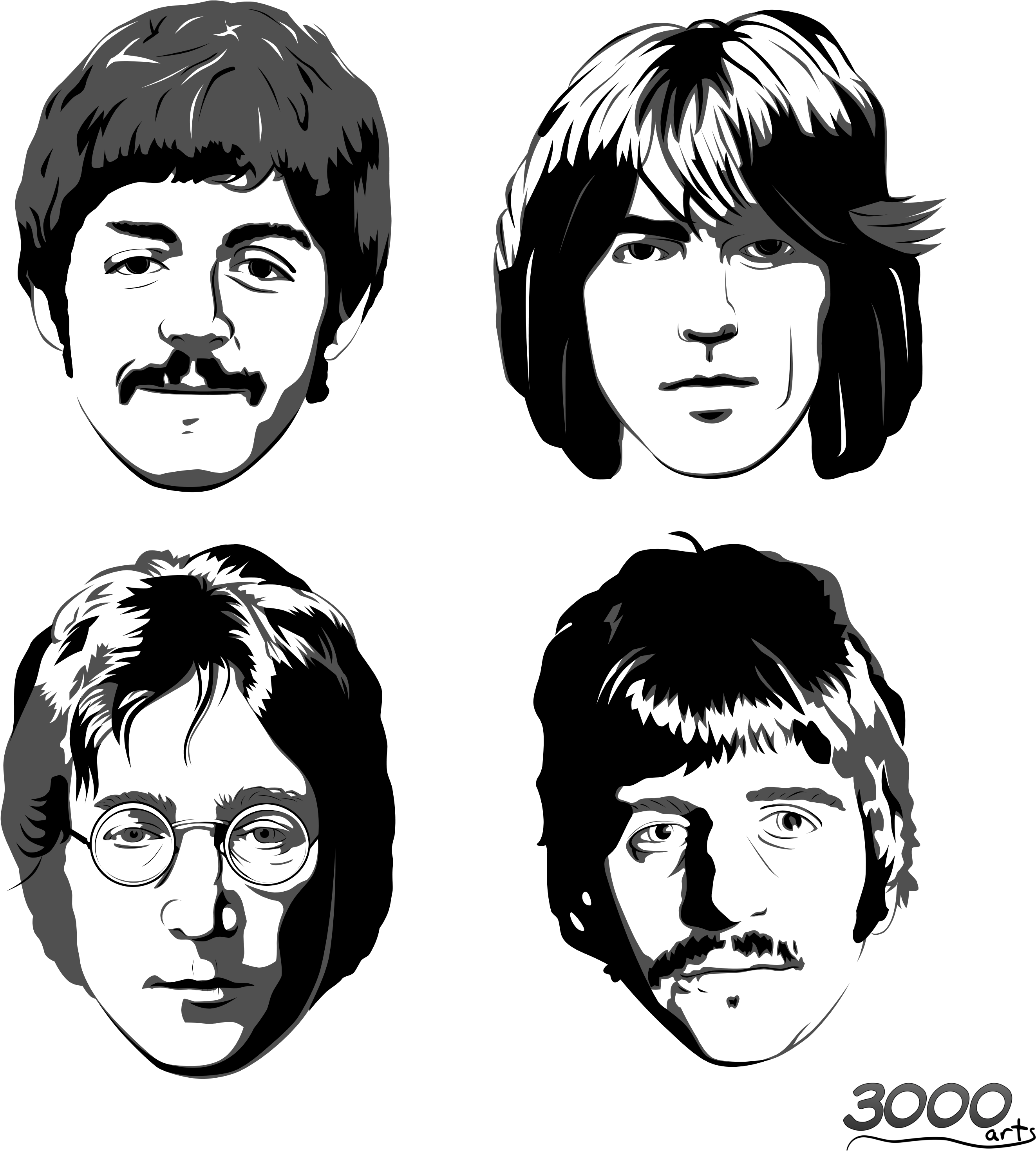 Beatles Vector At Vectorified Collection Of Beatles Vector Free