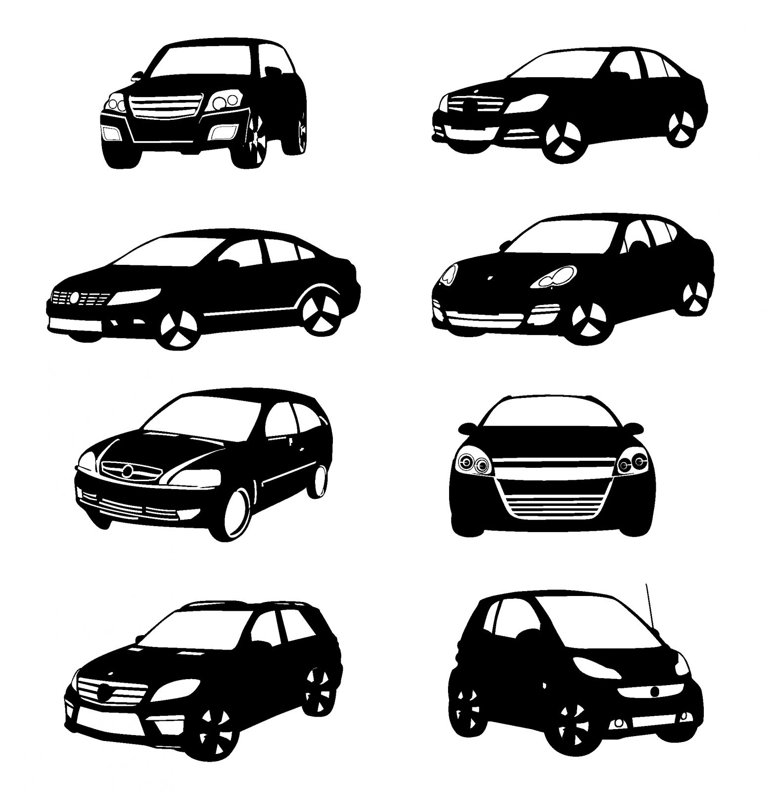 Car Silhouette Vector At Vectorified Collection Of Car Silhouette