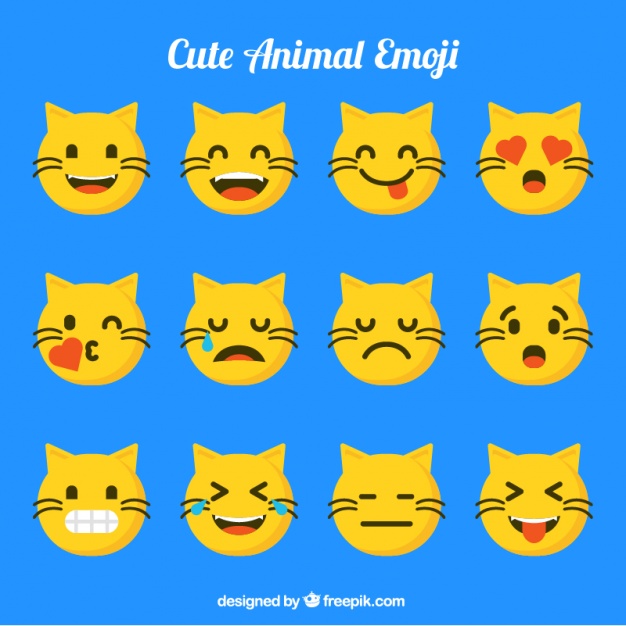 Cat Emoji Vector At Vectorified Collection Of Cat Emoji Vector