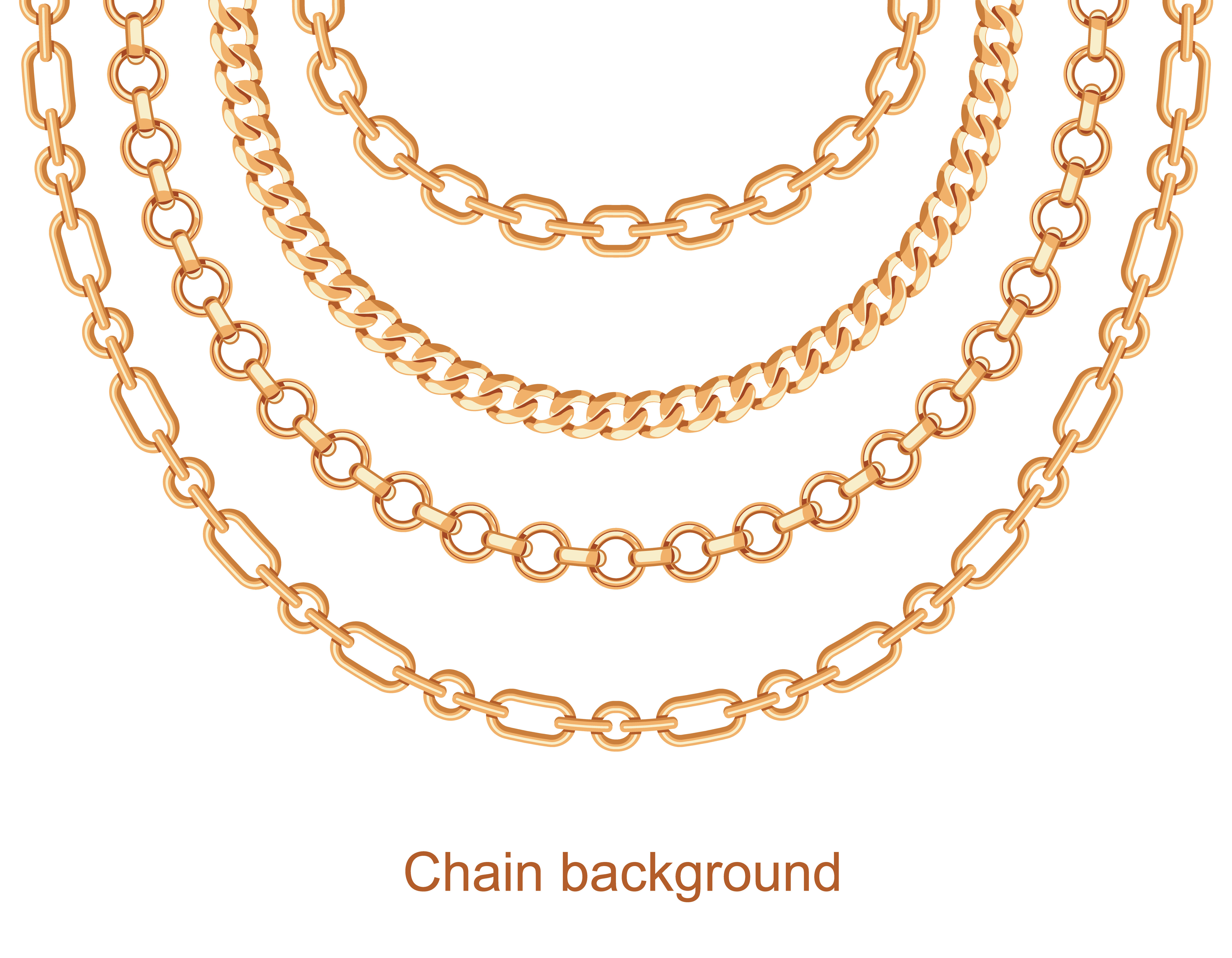 Chain Necklace Vector At Vectorified Collection Of Chain Necklace