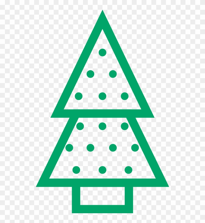 Christmas Tree Line Vector At Vectorified Collection Of Christmas