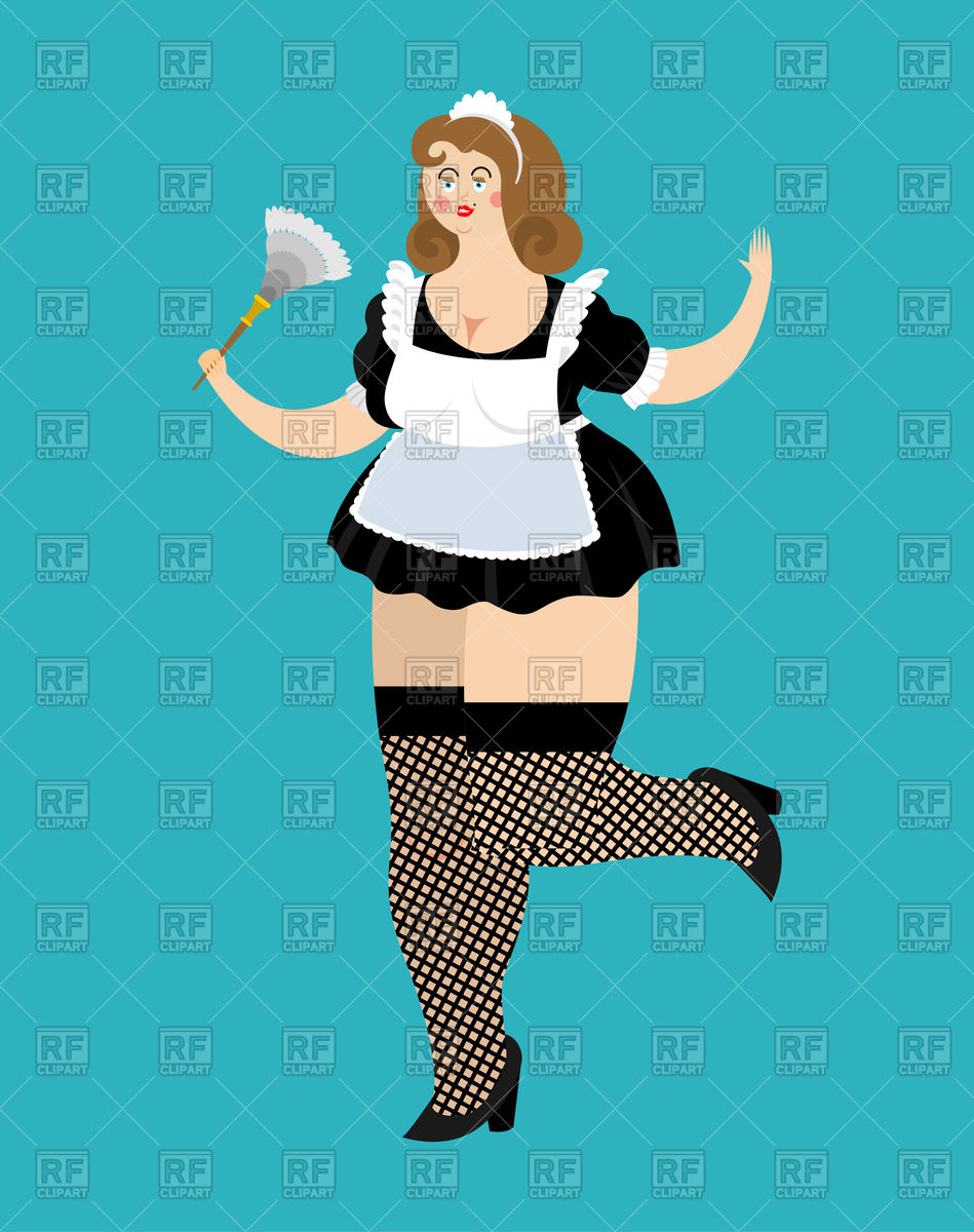 Plumper maid fan image