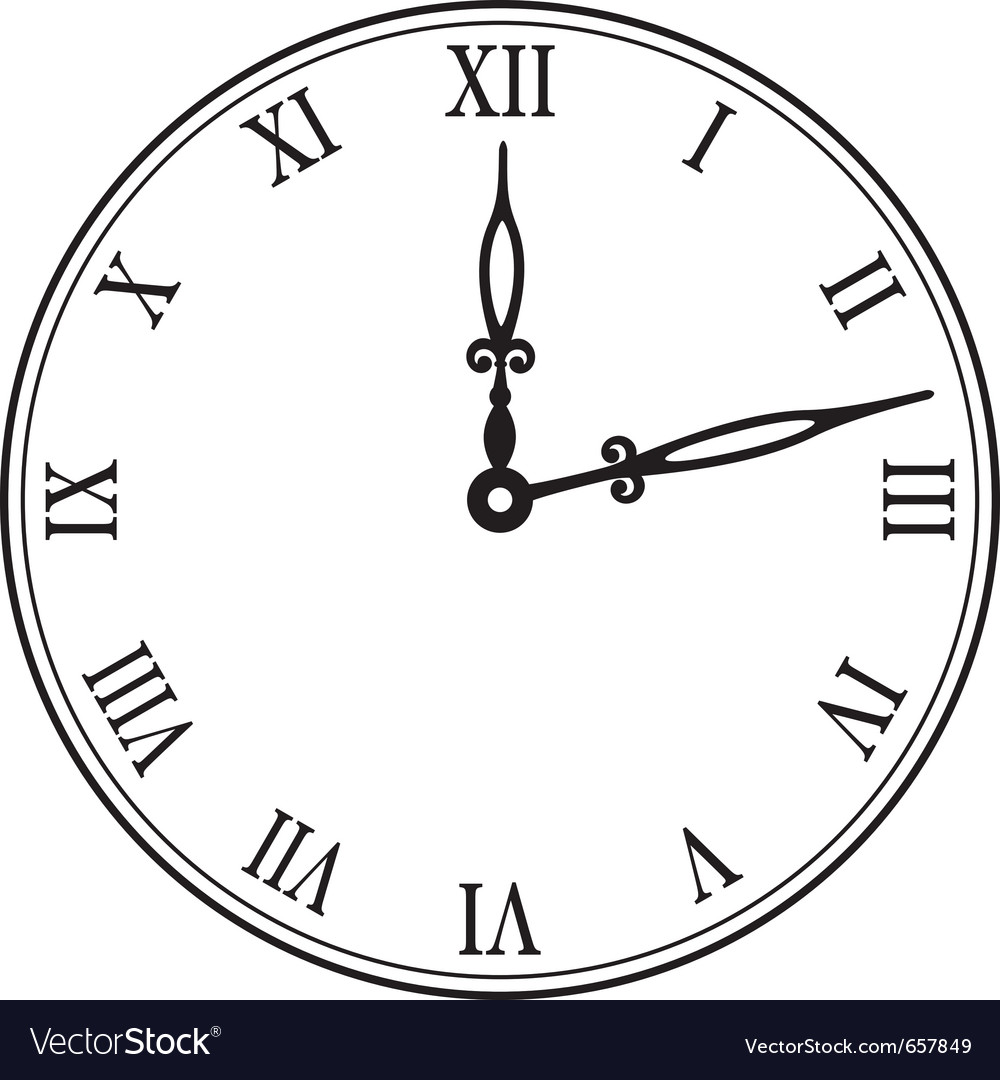 Clock Image Vector At Vectorified Collection Of Clock Image