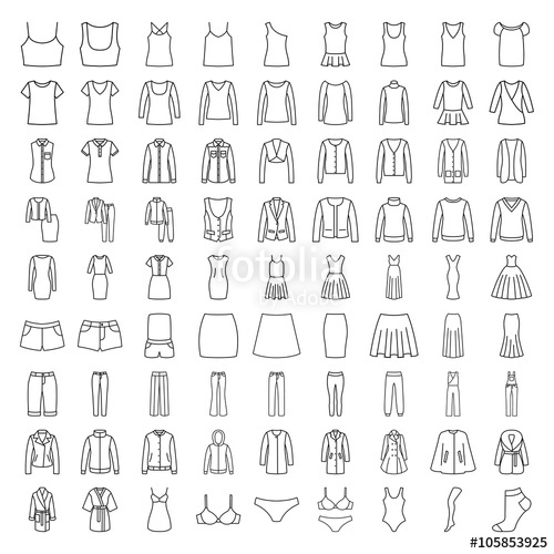 Clothes Icon Vector At Vectorified Collection Of Clothes Icon