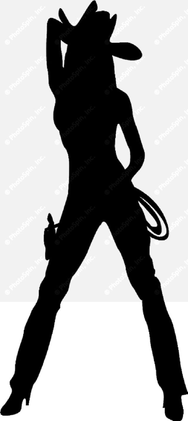 Cowgirl Silhouette Vector At Vectorified Collection Of Cowgirl