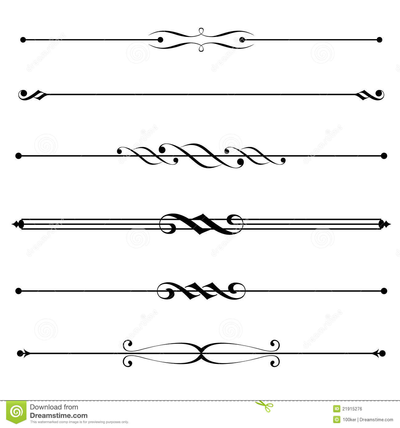 Decorative Lines Vector At Vectorified Collection Of Decorative