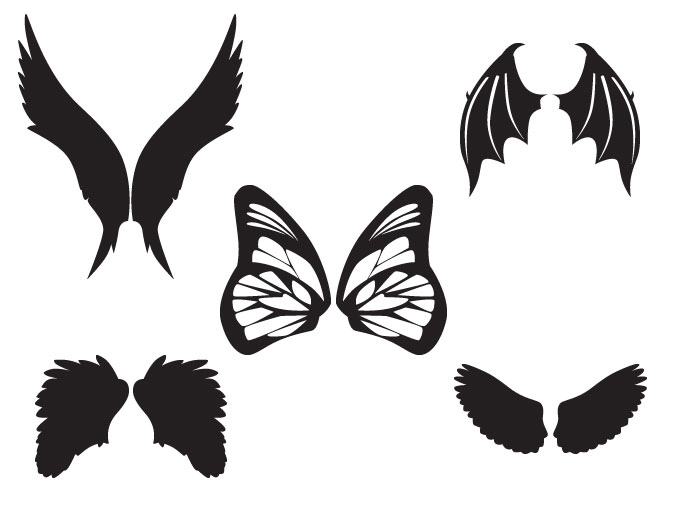 Demon Wings Vector At Vectorified Collection Of Demon Wings