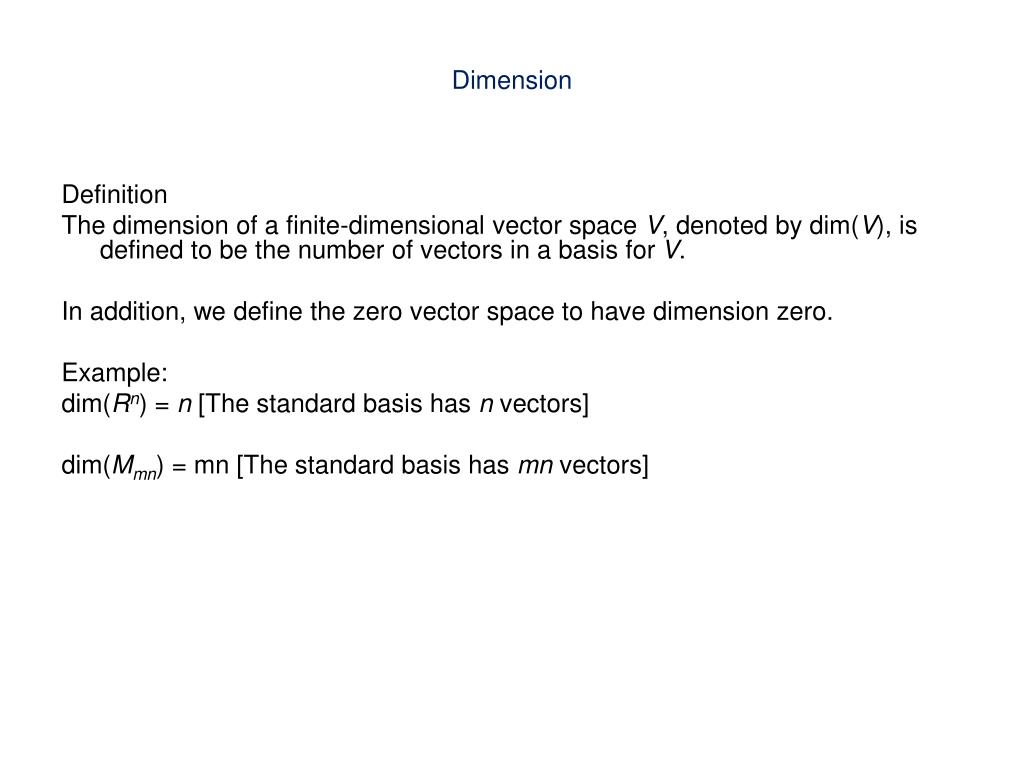 Dimension Of Vector At Vectorified Collection Of Dimension Of