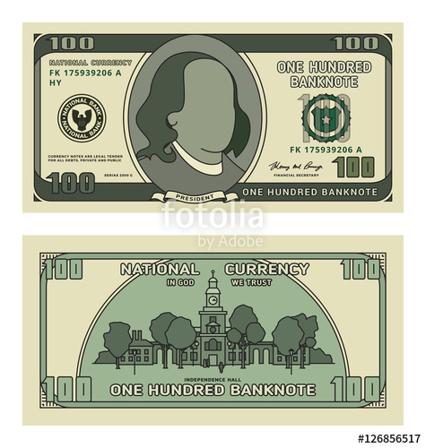 Dollar Bill Vector At Vectorified Collection Of Dollar Bill