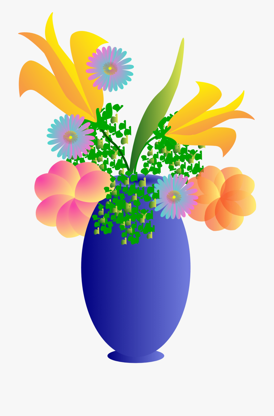 Flower Vase Vector At Vectorified Collection Of Flower Vase