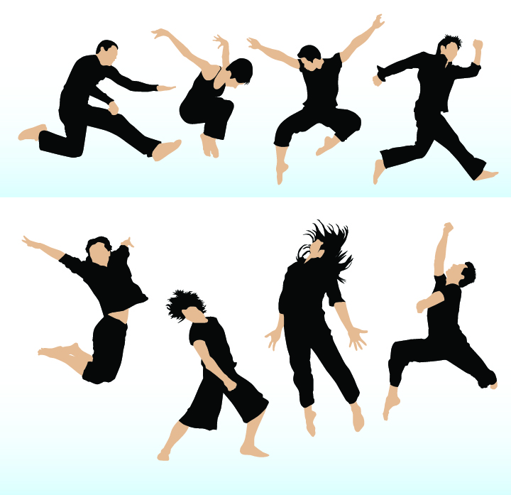 Free Vector Dancing People At Vectorified Collection Of Free