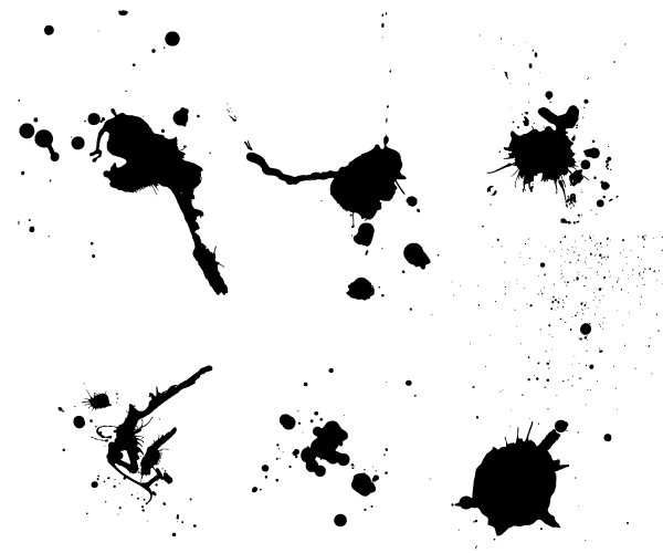 Ink Splatter Vector At Vectorified Collection Of Ink Splatter