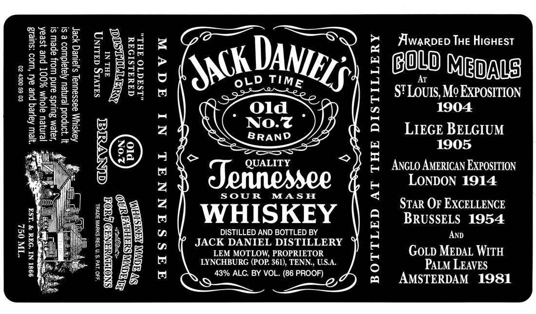 Jack Daniels Label Vector At Vectorified Collection Of Jack