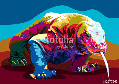 Komodo Dragon Vector At Vectorified Collection Of Komodo Dragon