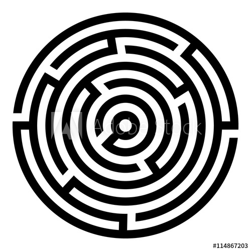 Labyrinth Vector At Vectorified Collection Of Labyrinth Vector