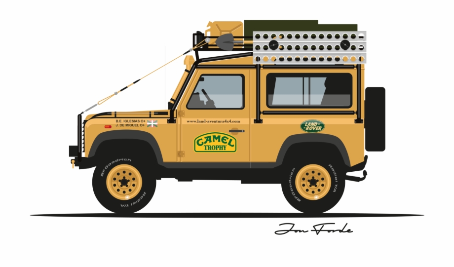 Land Rover Defender Vector At Vectorified Collection Of Land