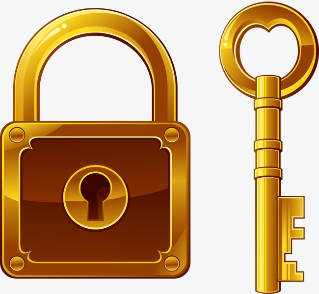 Lock And Key Vector At Vectorified Collection Of Lock And Key
