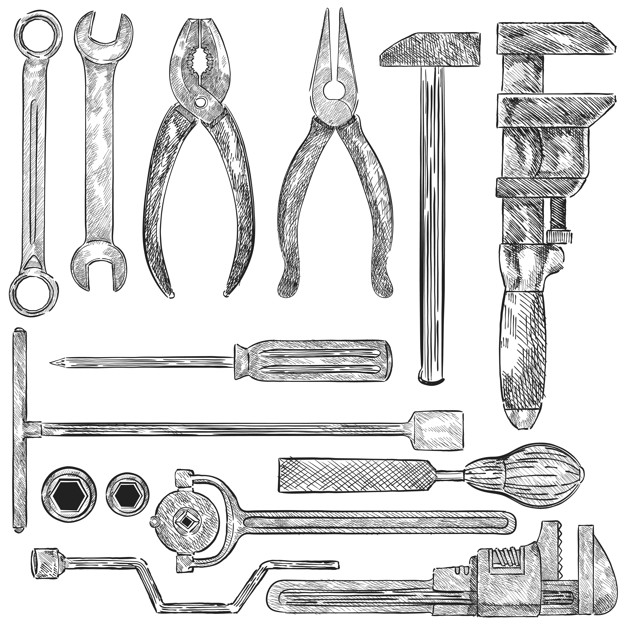 Mechanic Tools Vector At Vectorified Collection Of Mechanic Tools