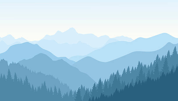 Mountain Range Vector Art At Vectorified Collection Of Mountain