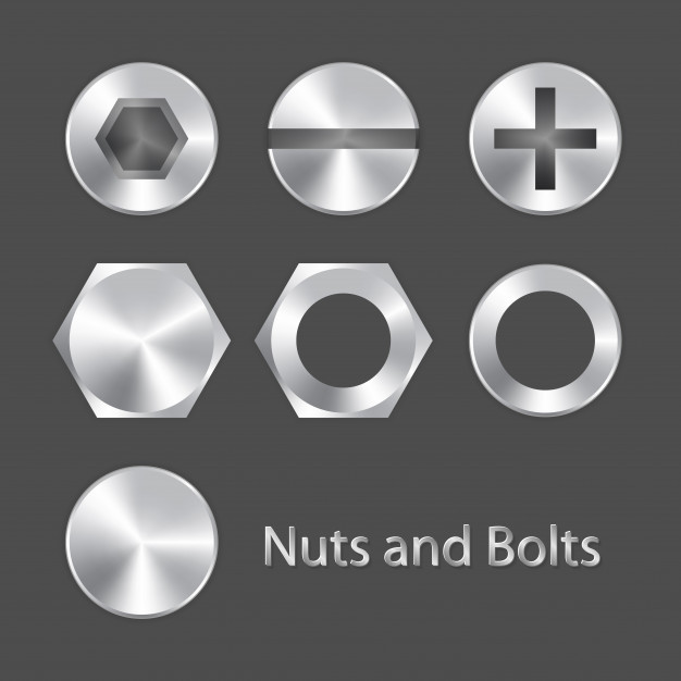 Nuts And Bolts Vector At Vectorified Collection Of Nuts And Bolts