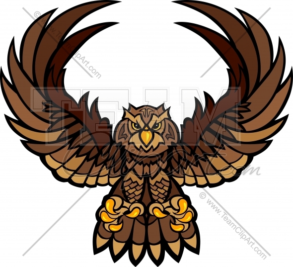 Owl Wings Vector At Vectorified Collection Of Owl Wings Vector