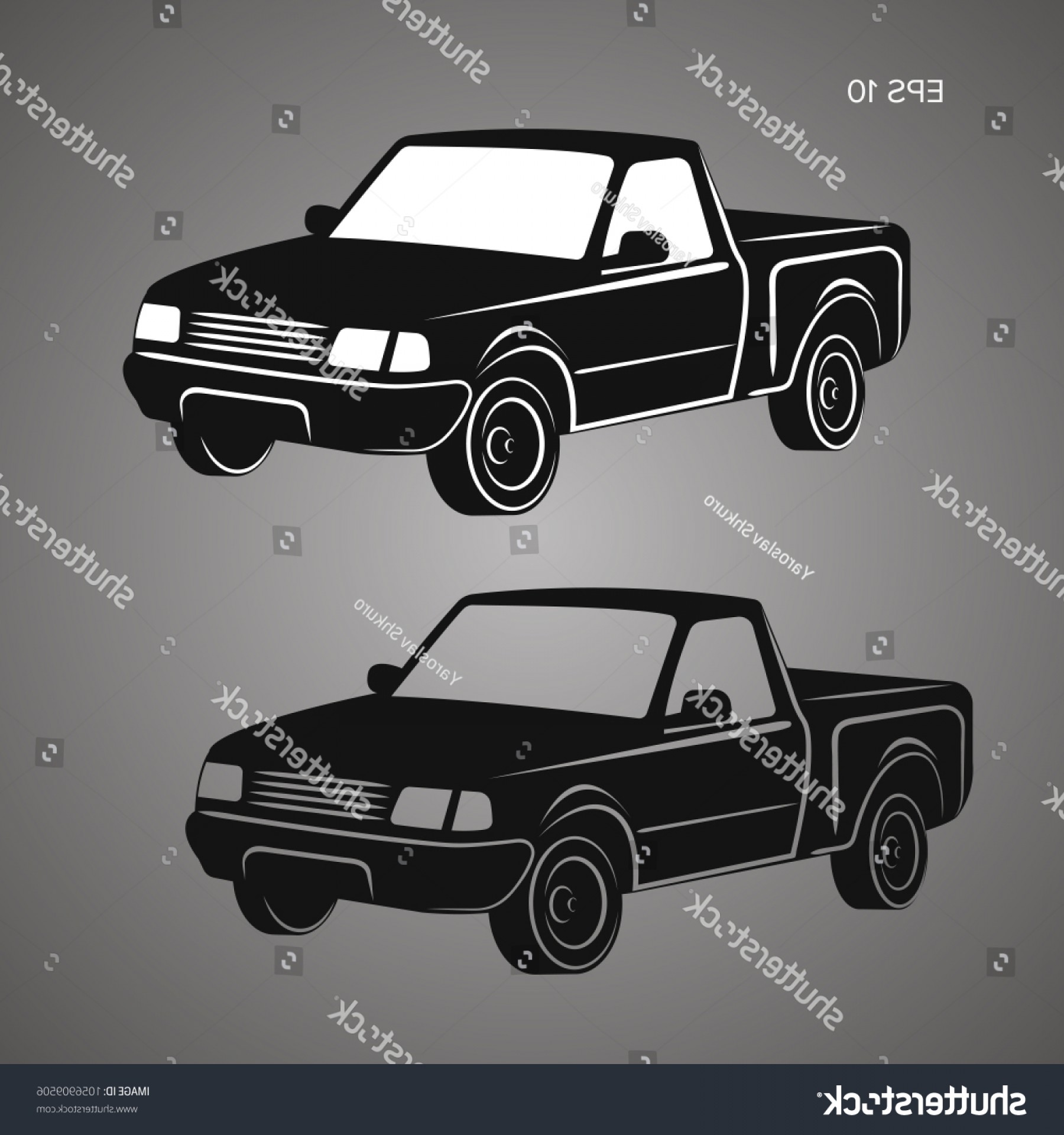 Pickup Truck Vector At Vectorified Collection Of Pickup Truck