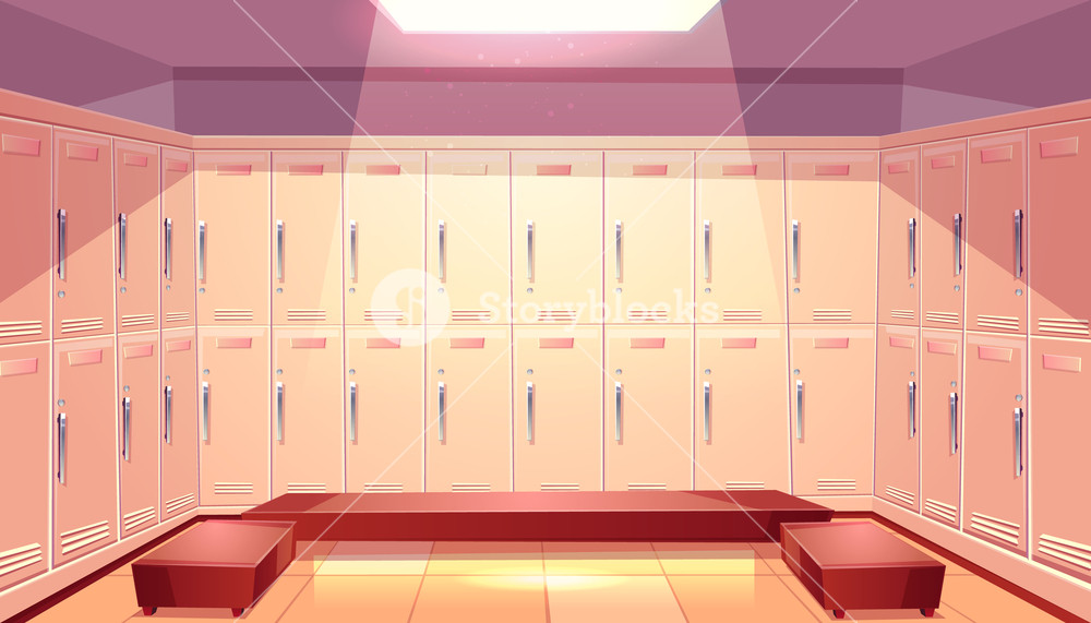 Lockerroom girls dress locker room