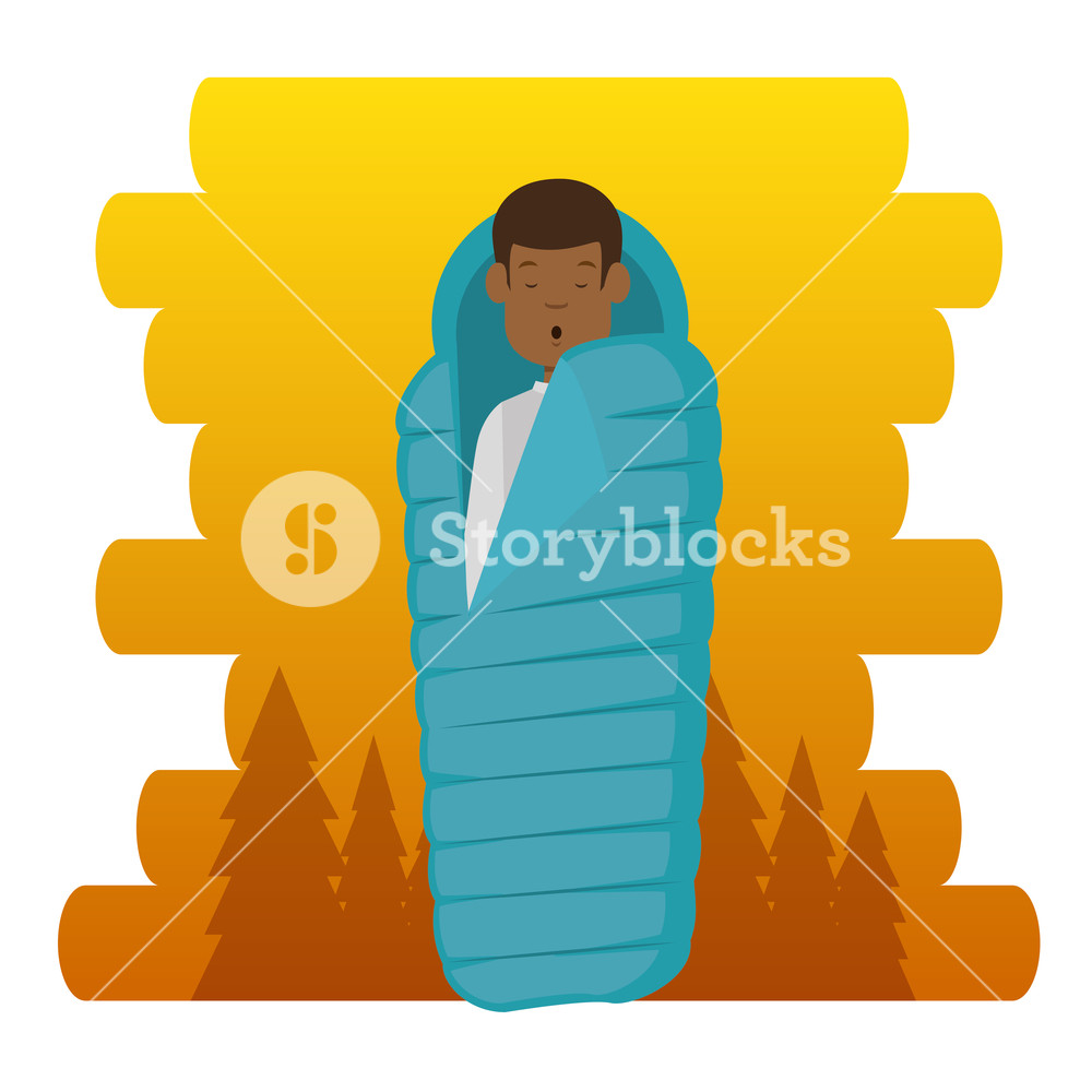 Sleeping Bag Vector At Vectorified Collection Of Sleeping Bag