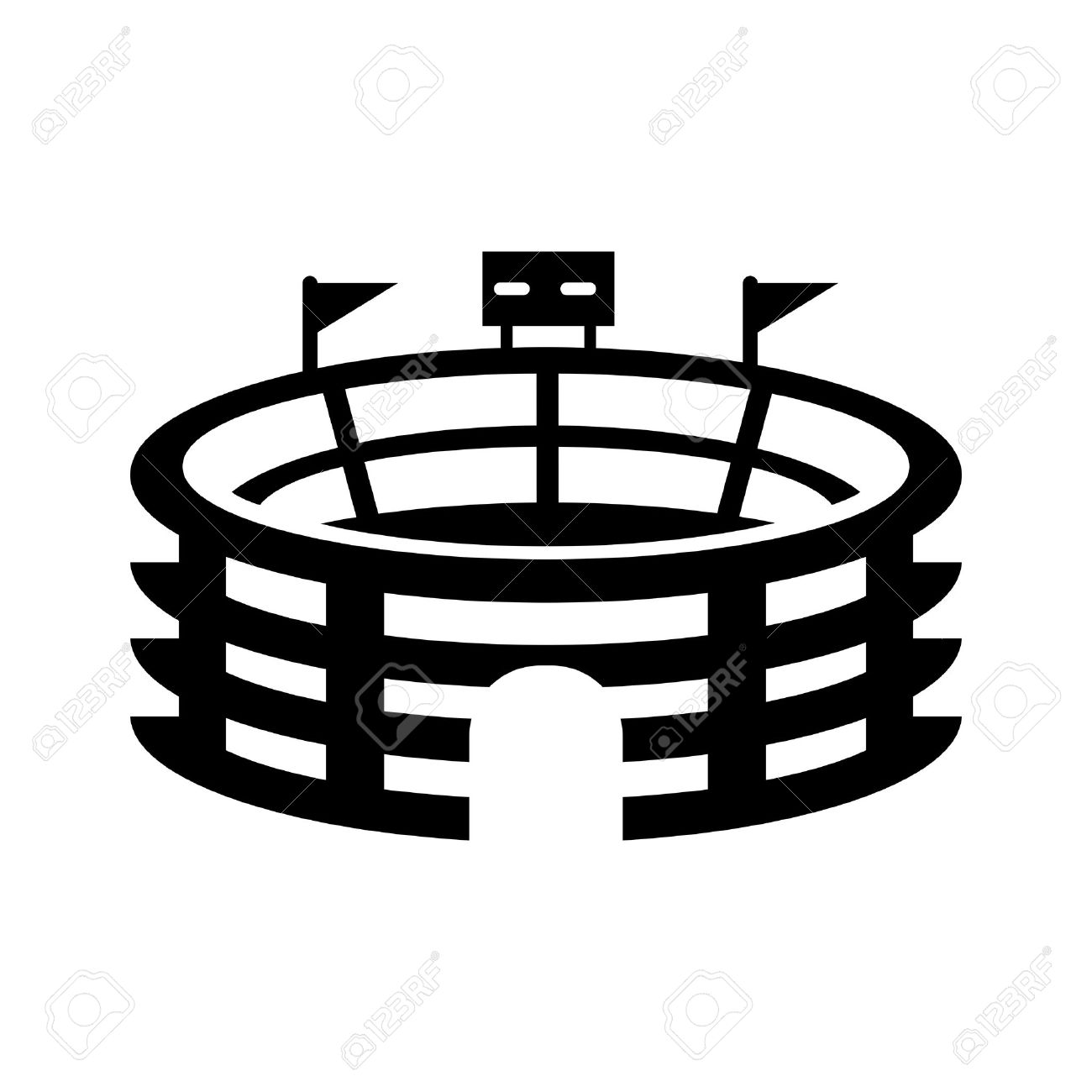 Stadium Logo Vector At Vectorified Collection Of Stadium Logo