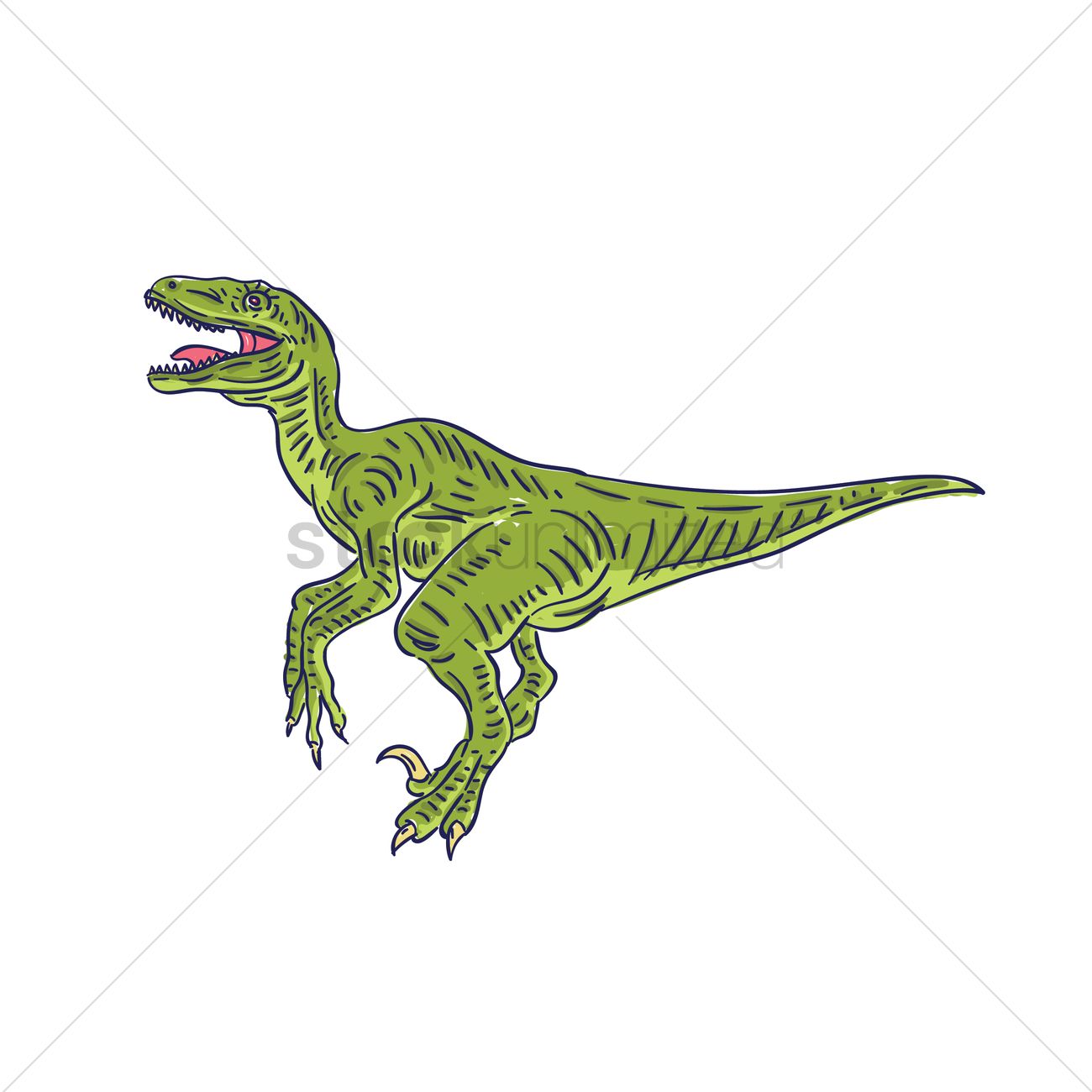 Velociraptor Vector At Vectorified Collection Of Velociraptor