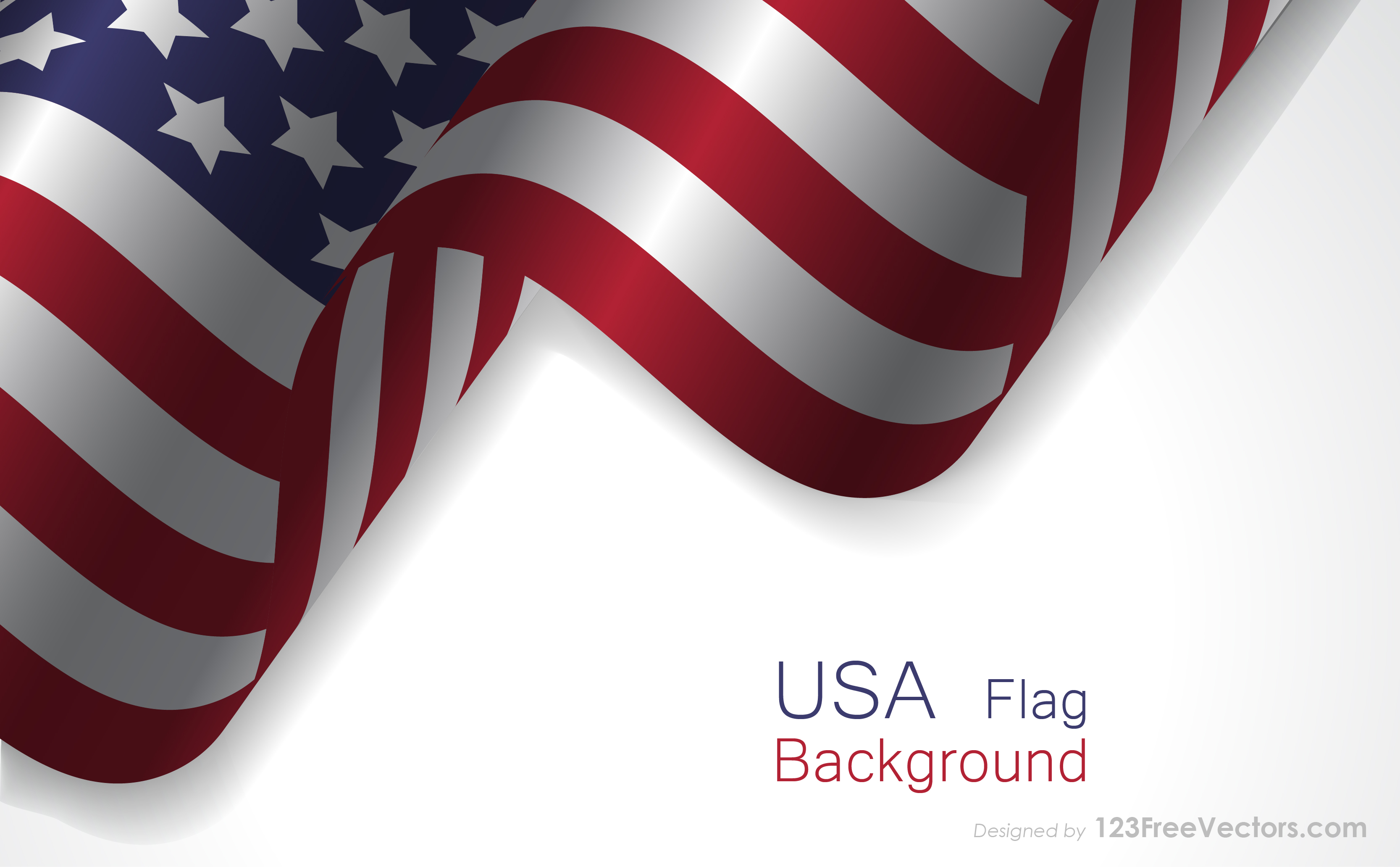 Waving American Flag Vector At Vectorified Collection Of Waving