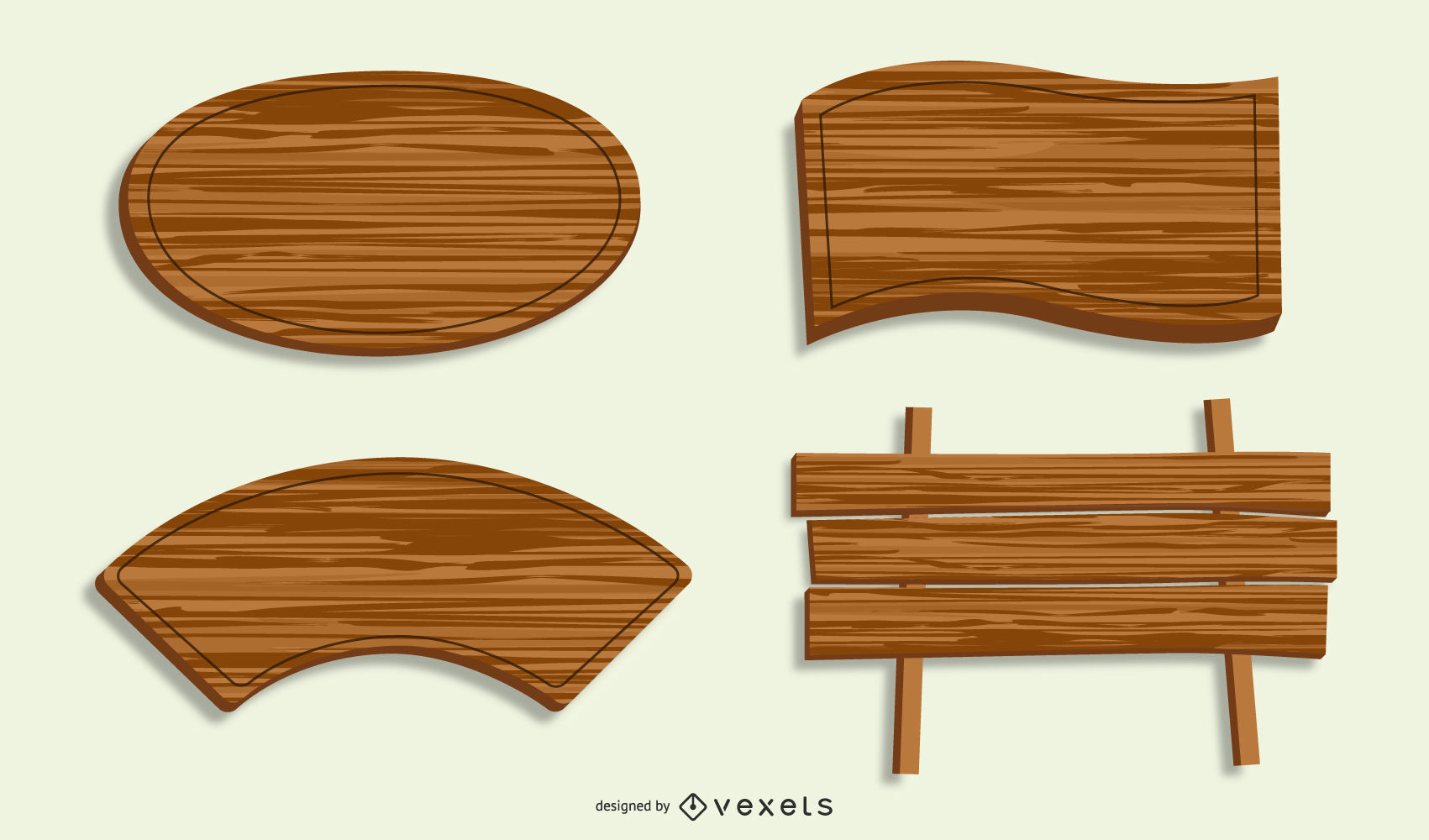 Wood Banner Vector At Vectorified Collection Of Wood Banner