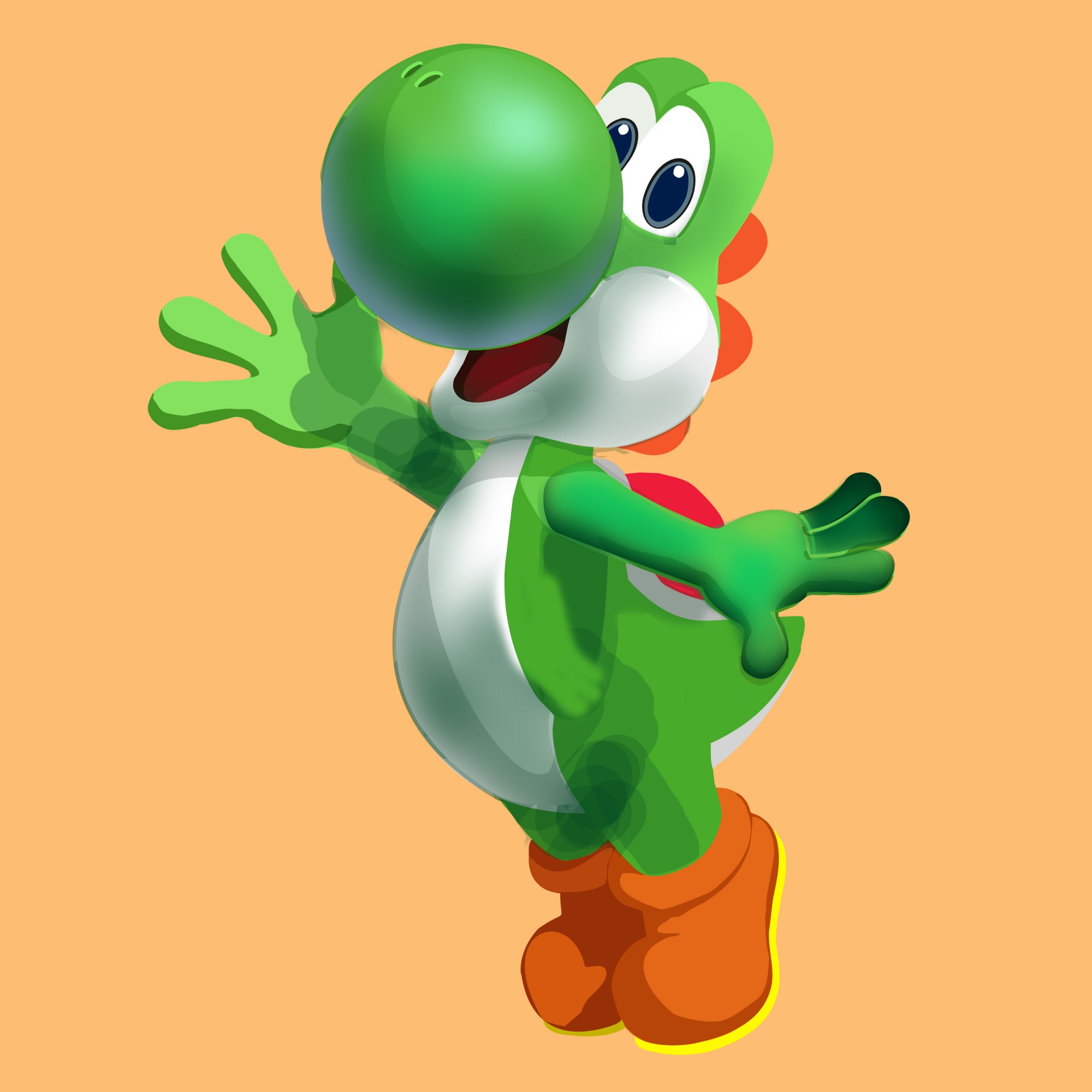 Yoshi Vector At Vectorified Collection Of Yoshi Vector Free For