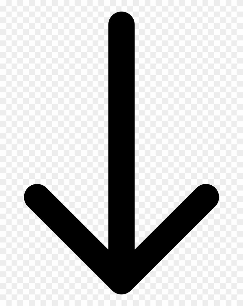 Arrow Pointing Down Icon At Vectorified Collection Of Arrow