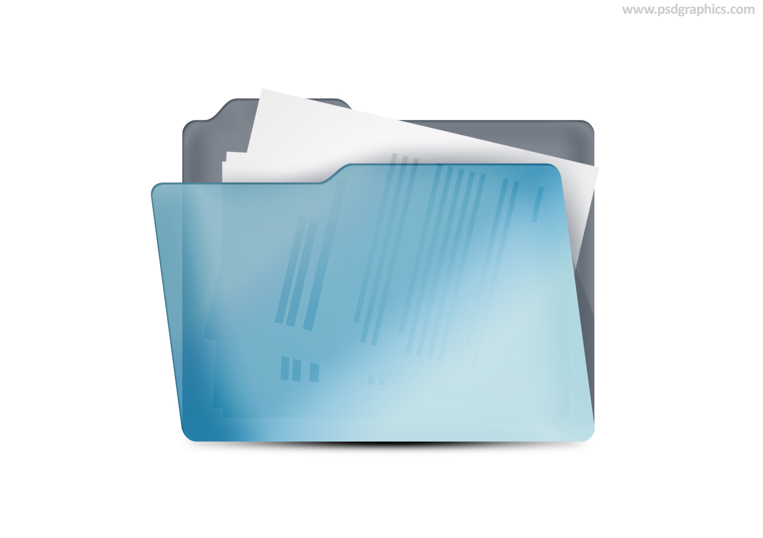 Blue Folder Icon At Vectorified Collection Of Blue Folder Icon