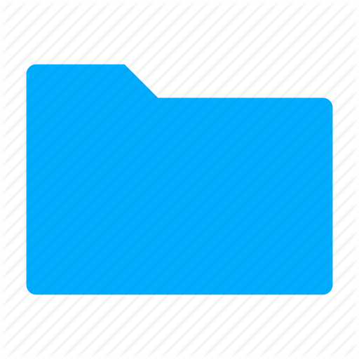 Blue Folder Icon At Vectorified Collection Of Blue Folder Icon