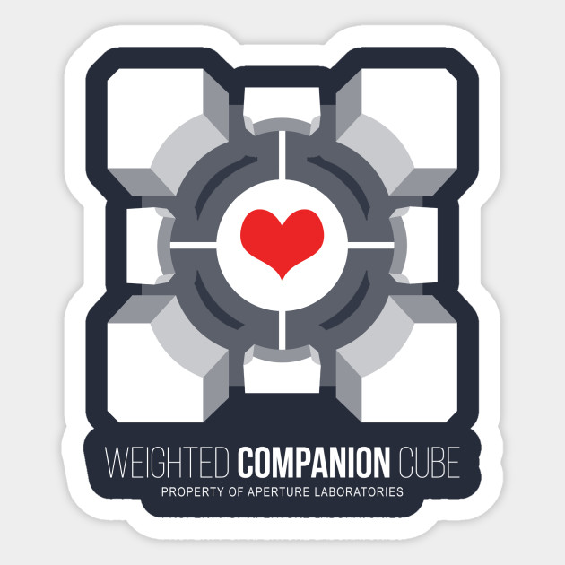 Companion Cube Icon At Vectorified Collection Of Companion Cube