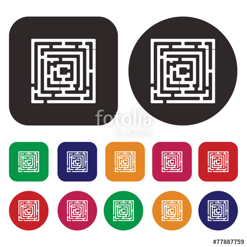 Labyrinth Icon At Vectorified Collection Of Labyrinth Icon Free