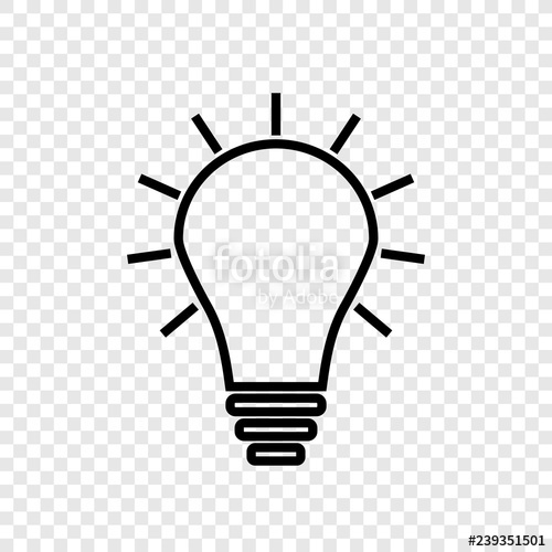 Light Bulb Icon Transparent At Vectorified Collection Of Light