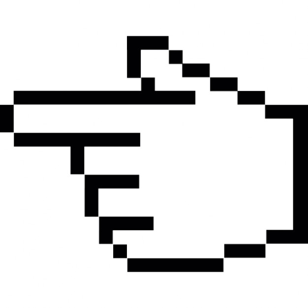 Pixel Hand Icon At Vectorified Collection Of Pixel Hand Icon Free