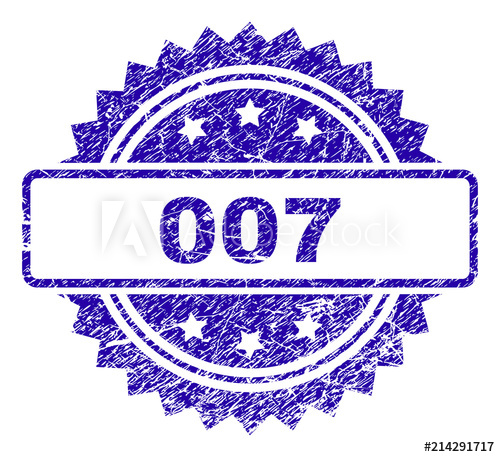 500x457 Stamp Imprint With Dirty Style Blue Vector Rubber Seal Print