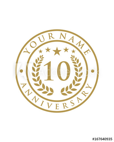 400x500 Years Anniversary, Vector Illustration