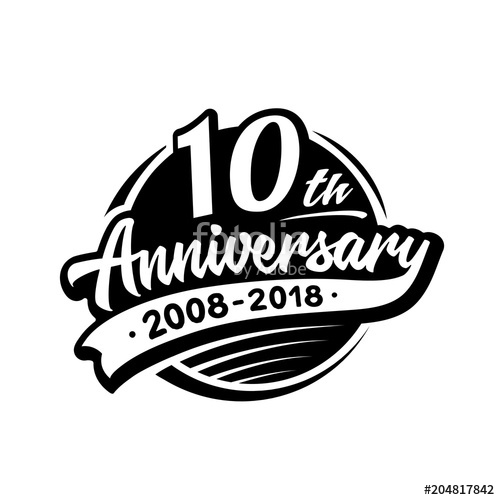 500x500 Years Anniversary Design Template Vector And Illustration