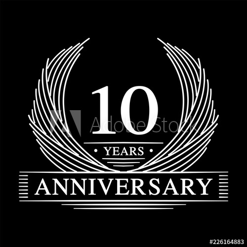 500x500 Years Design Template Anniversary Vector