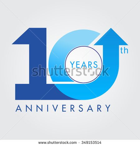450x470 Template Logo Anniversary, Vector Illustrator